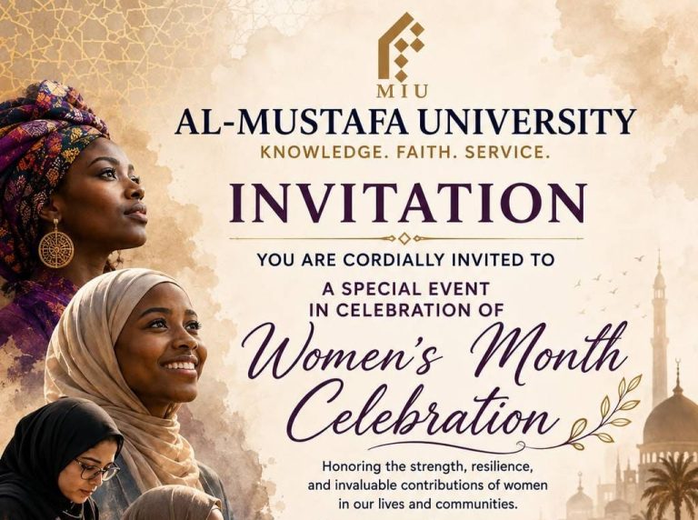 Students Lead Women’s Month Celebration at Al-Mustafa University